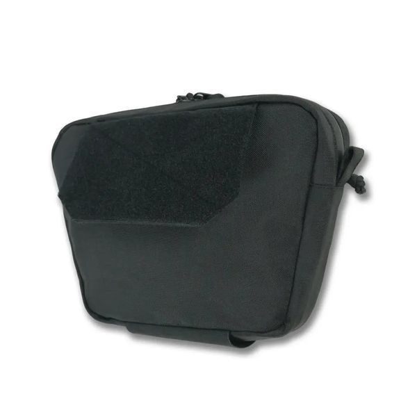 Сумка-напашник M Kiborg з балістичним пакетом 2 клас захисту PE Militex GU Сordura Black KBRG-4088-Ч фото