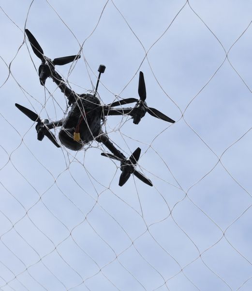 Антидронова сітка (6&times;7 м) вічко 50 мм, нитка 1,8 мм, білий міцна сітка для захисту техніки та позицій KBRG-20045-Б фото