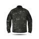 Тактична сорочка УБАКС UA (CoolPass) з довгим рукавом Black Multicam-S KBRG- 2234-S фото 2