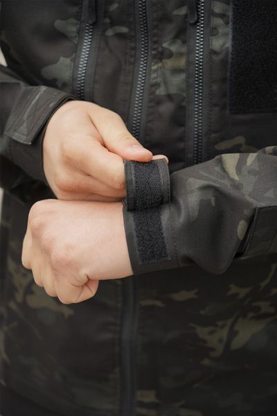 Кітель Twill FS чорний мультикам-S KBRG-2237-S фото