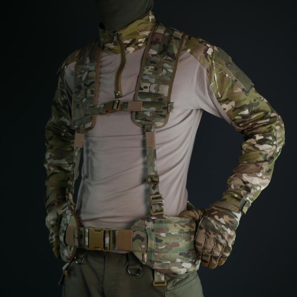 Лямки для ремінно-плечової системи (РПС) Militex | Cordura 1000D | мультикам KBRG-0806-0101-00 фото