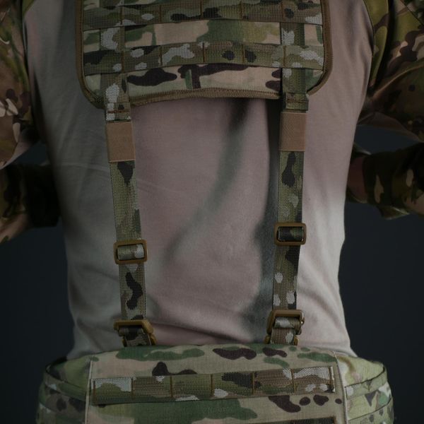 Лямки для ремінно-плечової системи (РПС) Militex | Cordura 1000D | мультикам KBRG-0806-0101-00 фото