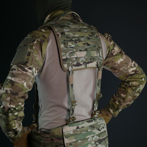 Лямки для ремінно-плечової системи (РПС) Militex | Cordura 1000D | мультикам KBRG-0806-0101-00 фото