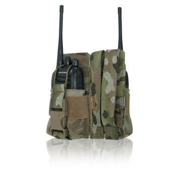 Посилений підсумок під рацію Militex Cordura original USA Мультикам з NIR-просоченням KBRG-2316-0101-00 фото