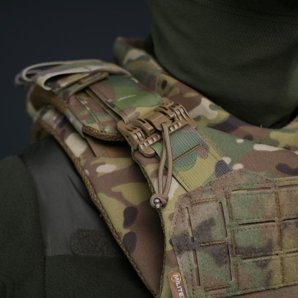 Захист шиї mod. 1 Kiborg з балістичним пакетом Militex Multicam KBRG-17009 фото