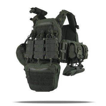 Комплект Kiborg Плитоноска GU gen.2 + 8 підсумків Хакі KBRG-55001 фото
