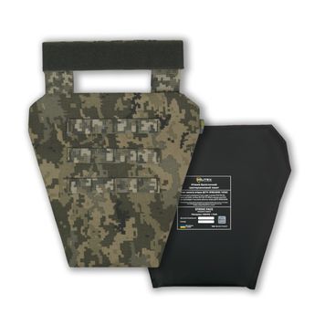 Захист паху Kiborg (напашник-фартух) з балістичним пакетом (Militex) 1 клас захисту Pixel KBRG-17024 фото
