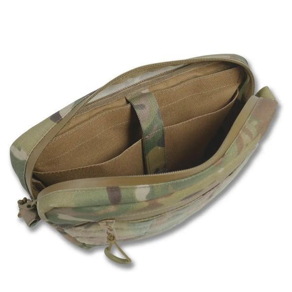 Сумка-напашник M Kiborg з балістичним пакетом 2 клас захисту PE Militex GU Сordura Multicam KBRG-4088-М фото