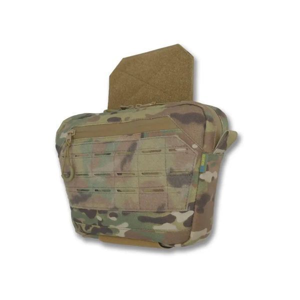 Сумка-напашник M Kiborg з балістичним пакетом 2 клас захисту PE Militex GU Сordura Multicam KBRG-4088-М фото