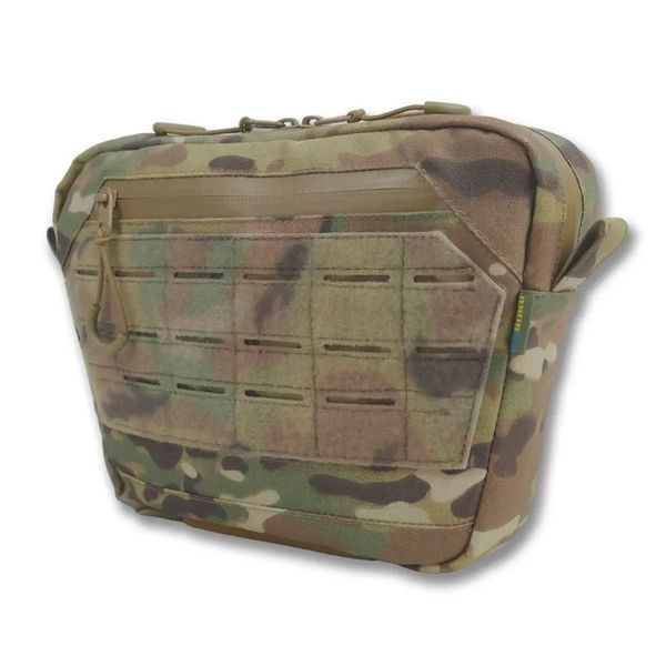 Сумка-напашник M Kiborg з балістичним пакетом 2 клас захисту PE Militex GU Сordura Multicam KBRG-4088-М фото