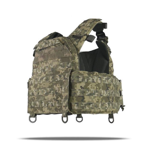 Комплект бронезахисту Kiborg GU gen.2 + плити NIJ IV + пакети Militex 2 класу &mdash; Піксель KBRG-60601-2-К фото